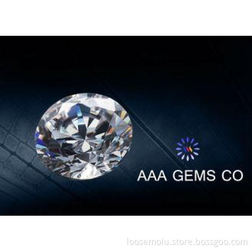 Custom Made 9mm Round Moissanite Loose Stones 2.75ct For Ri